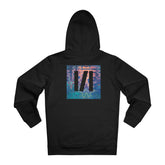 Flagloch. Unisex Back Print Logo Hoodie