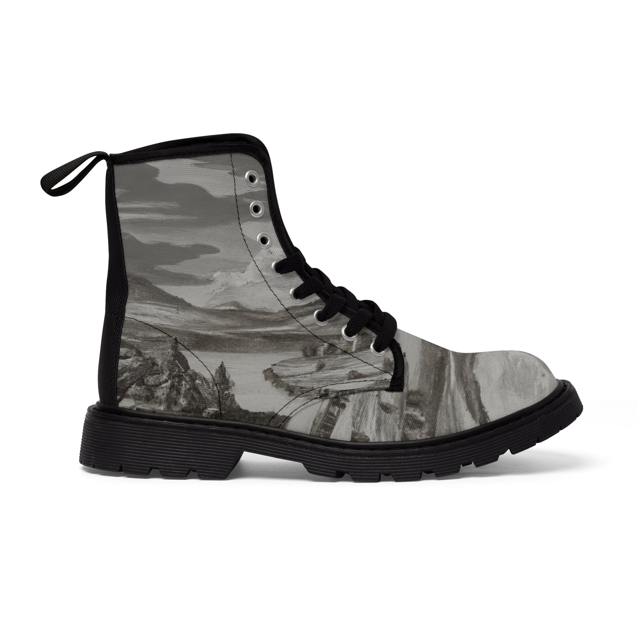 Glenacay - Women's Canvas Combat Boot