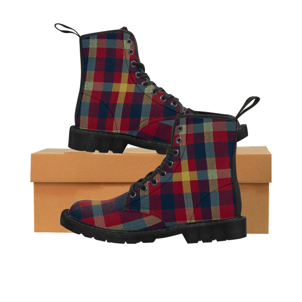 Inverquish. - Women's Canvas Combat Boot