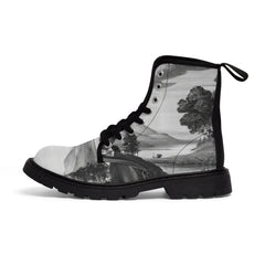 Mucklecairn. - Women's Canvas Combat Boot