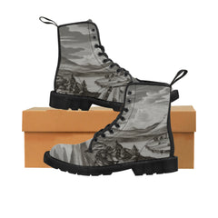 Glenacay - Women's Canvas Combat Boot