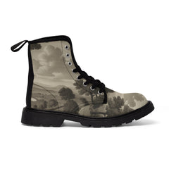 Glescana. - Men's Canvas Combat Boot