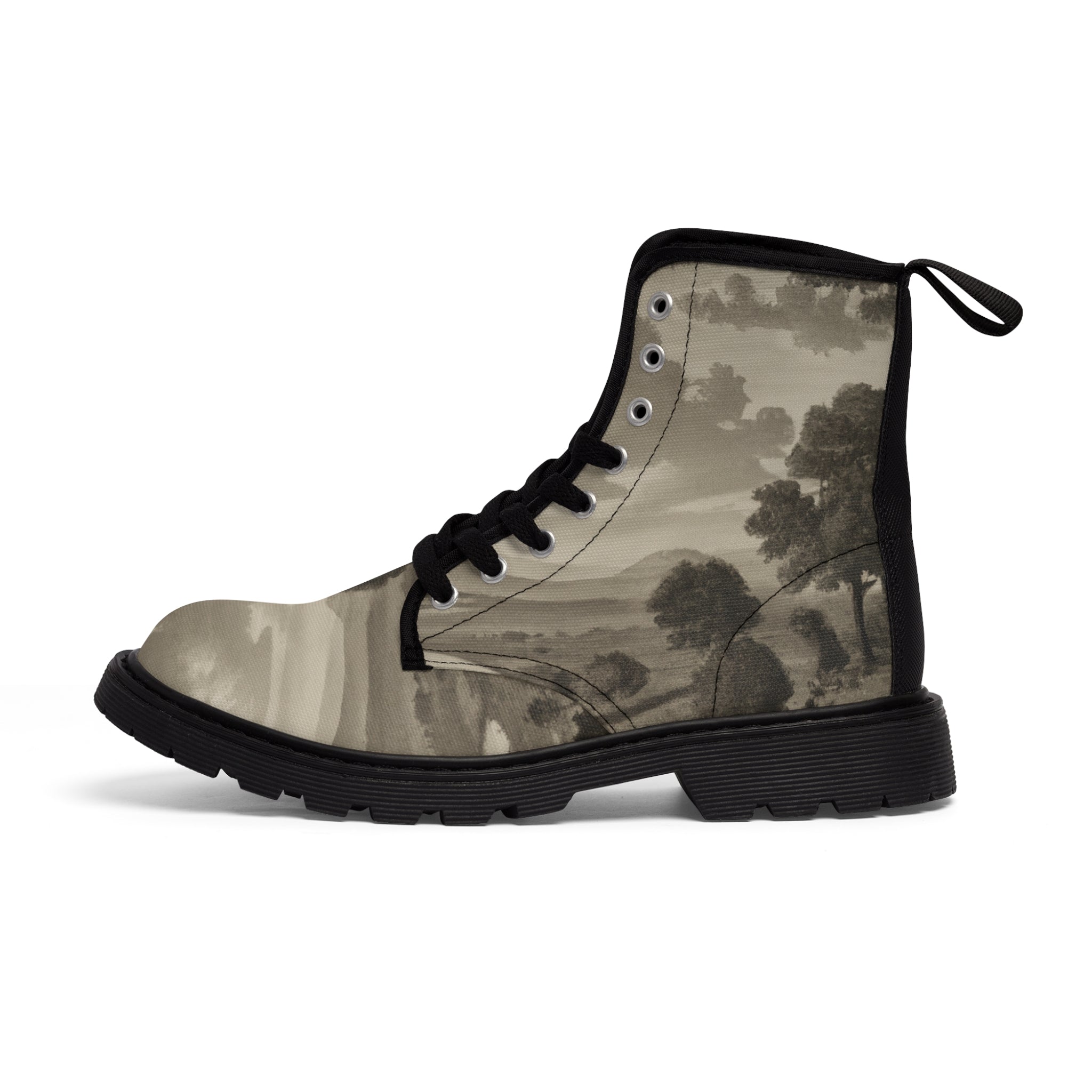 Glescana. - Men's Canvas Combat Boot