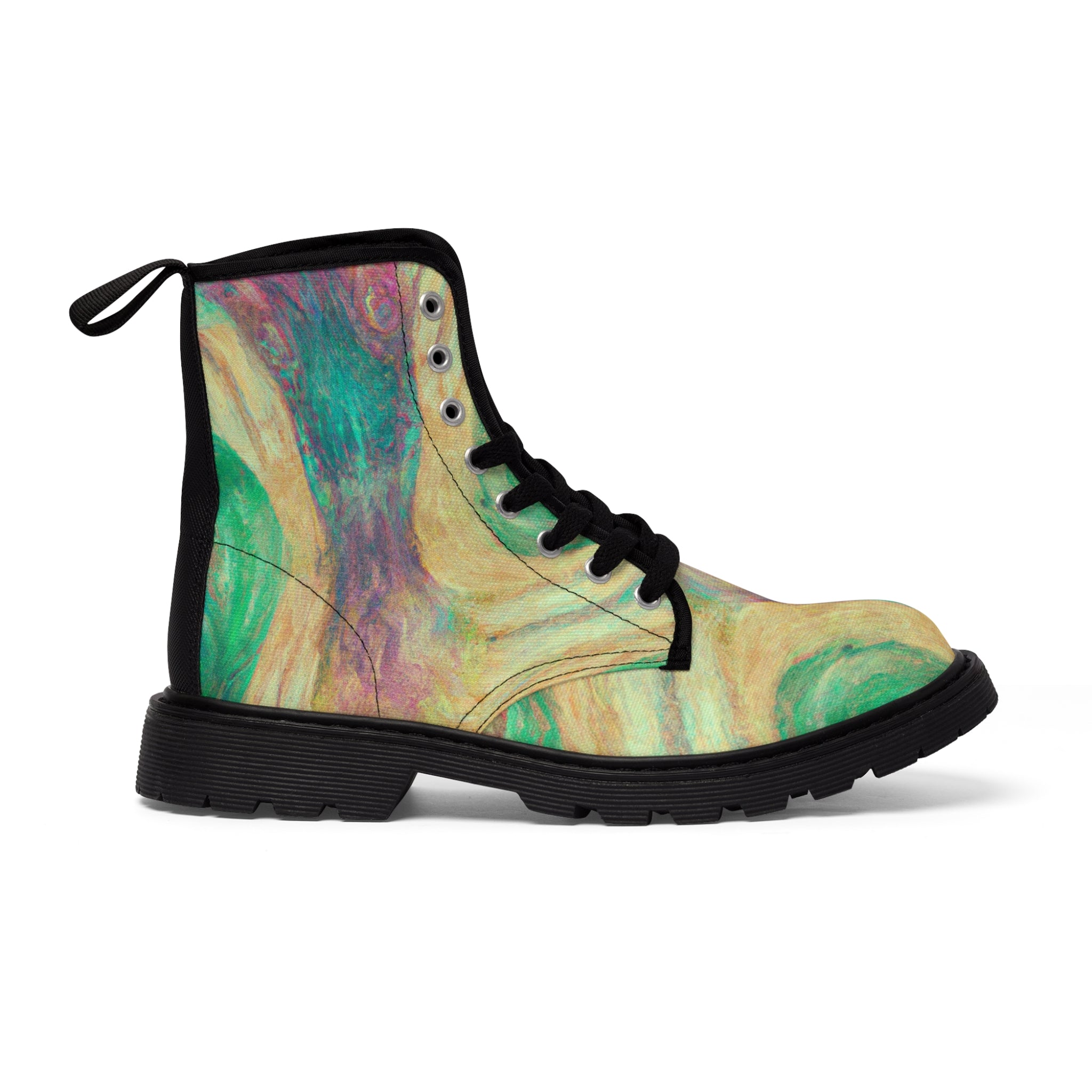 Dalketh - Women's Canvas Combat Boot