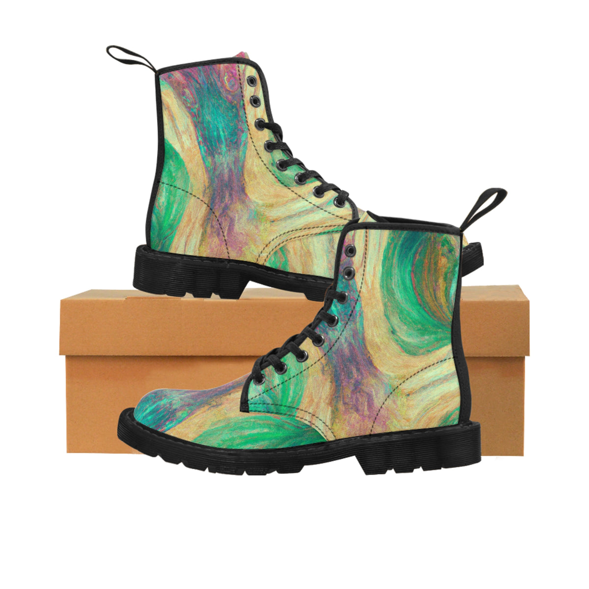 Dalketh - Women's Canvas Combat Boot