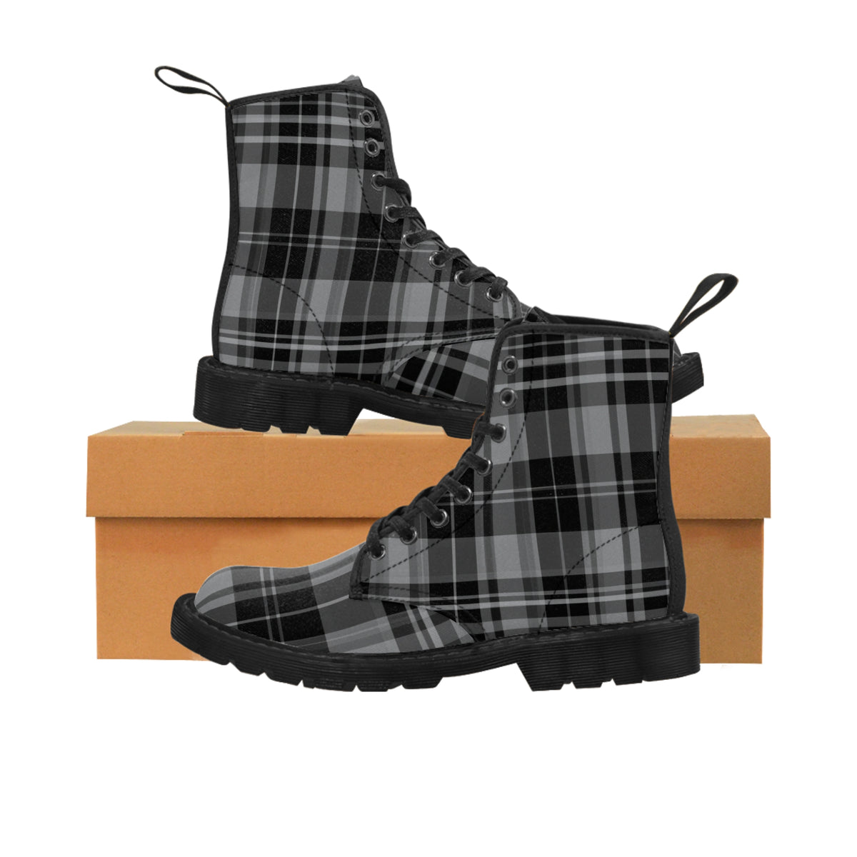 Glenblair. - Women's Canvas Combat Boot