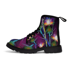 Gneissburgh - Women's Canvas Combat Boot