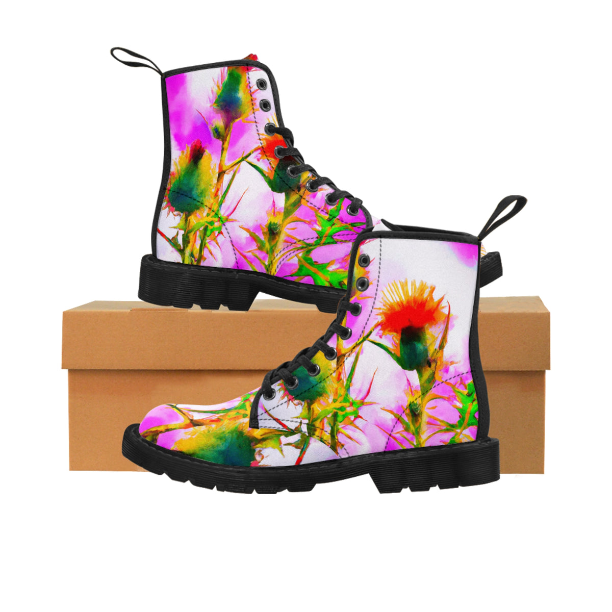 Fletchynt - Women's Canvas Combat Boot