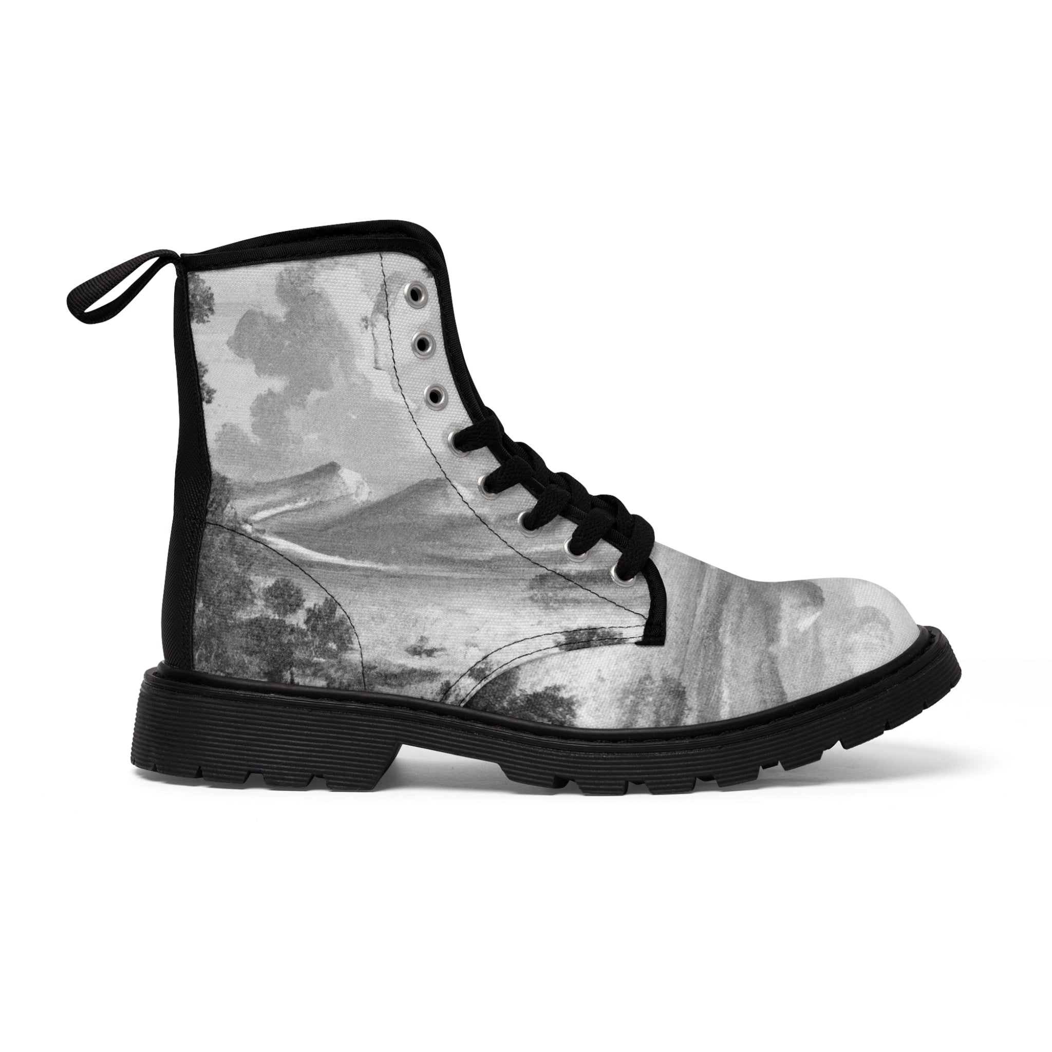 Greyfurth - Women's Canvas Combat Boot