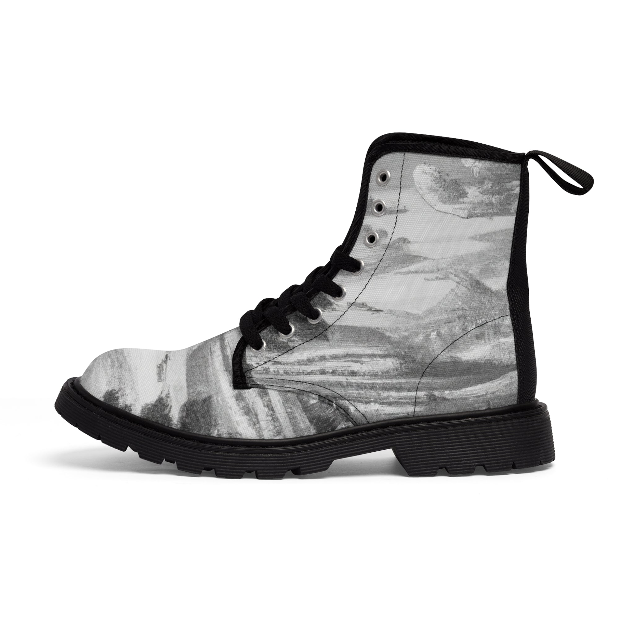 Glencarra. - Women's Canvas Combat Boot