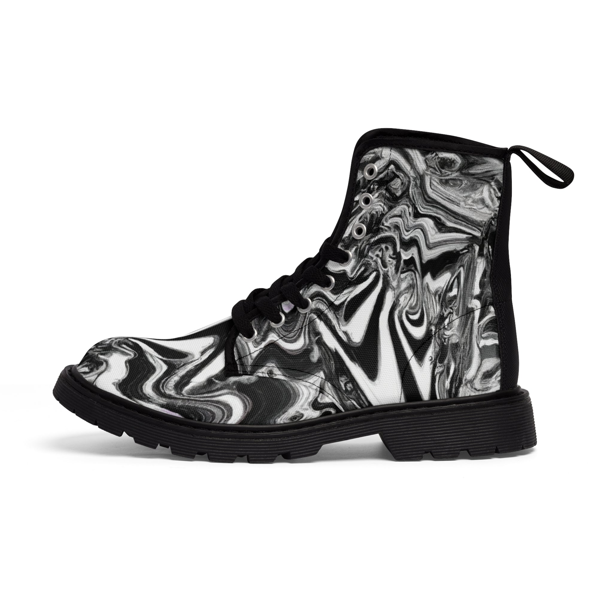 Gowanlie - Women's Canvas Combat Boot