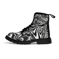 Gowanlie - Women's Canvas Combat Boot