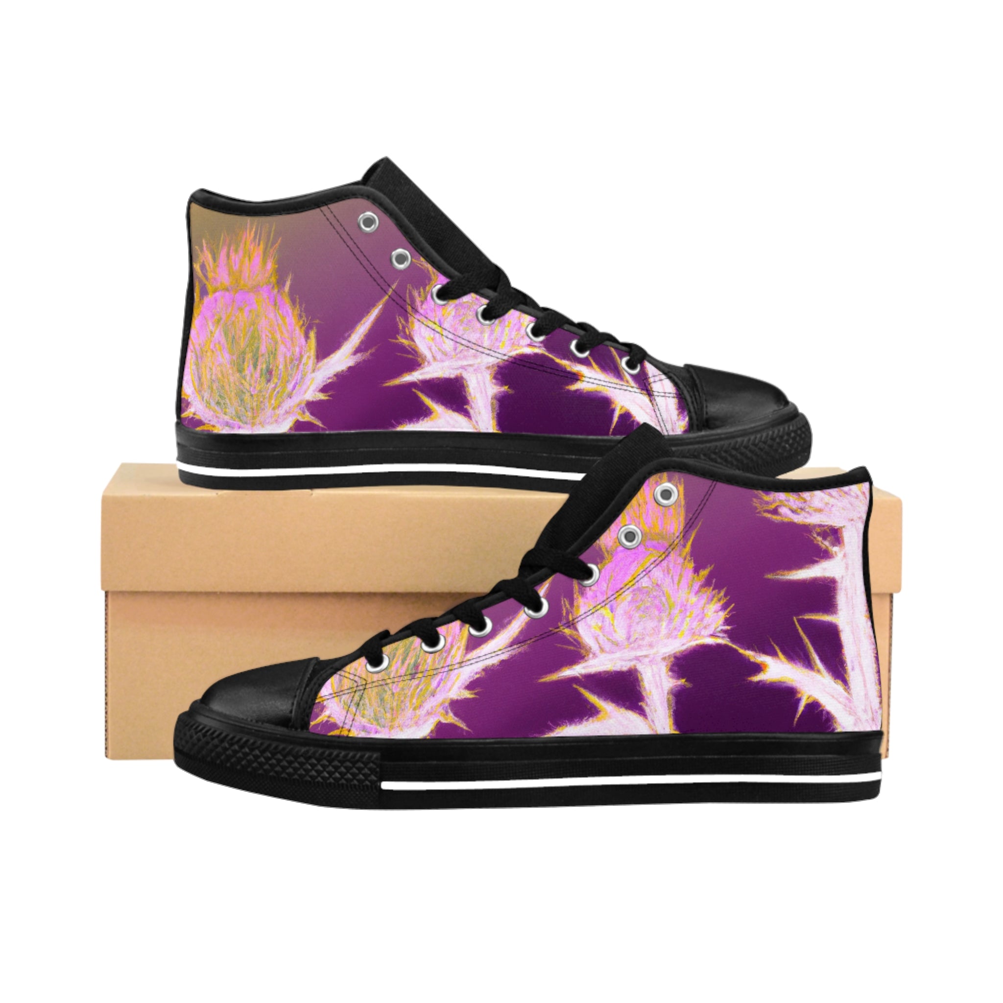 Glenchann - Women's High Top Sneakers