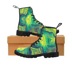 Fendray. - Women's Canvas Combat Boot