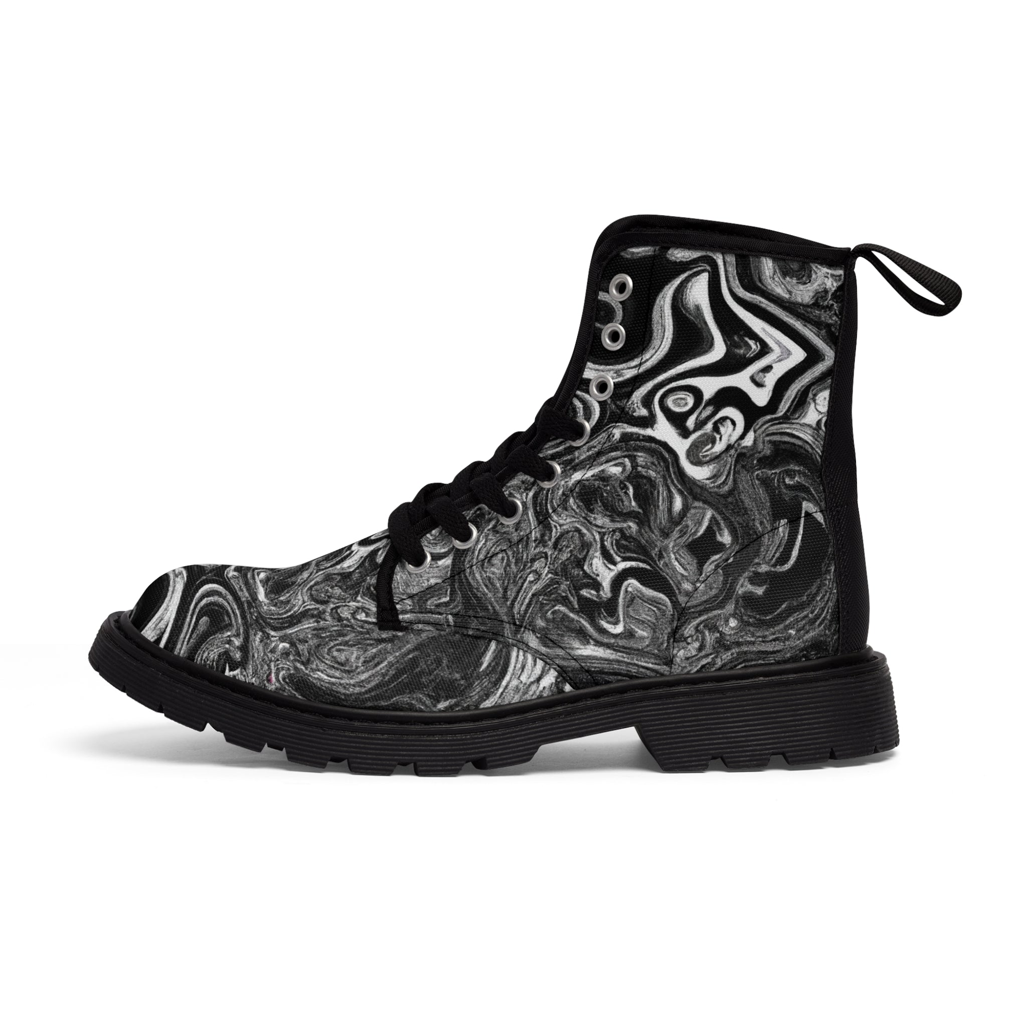 Hecardie - Men's Canvas Combat Boot