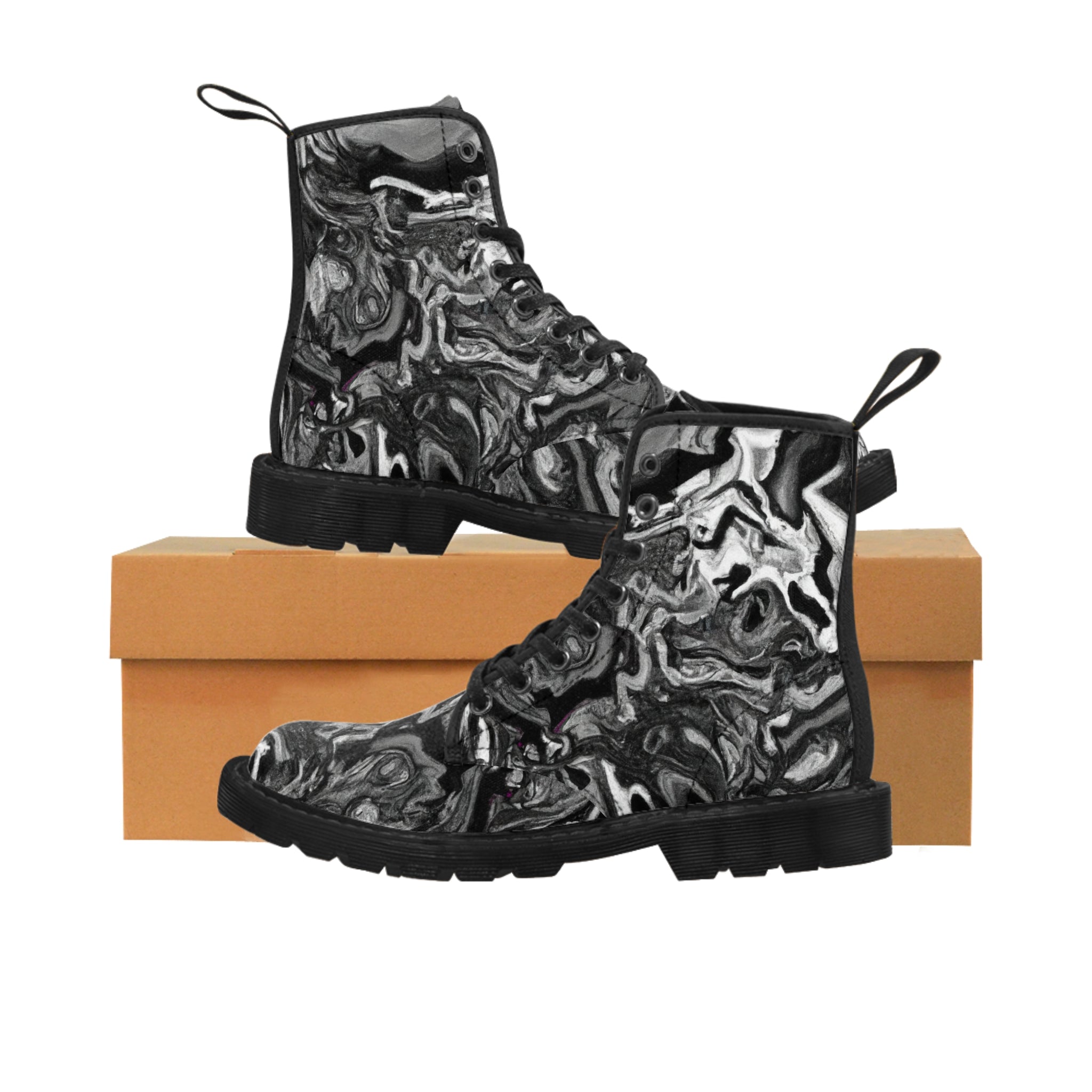 Sylstinch. - Men's Canvas Combat Boot