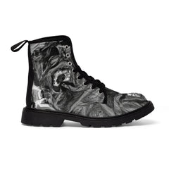 Glendhu - Women's Canvas Combat Boot