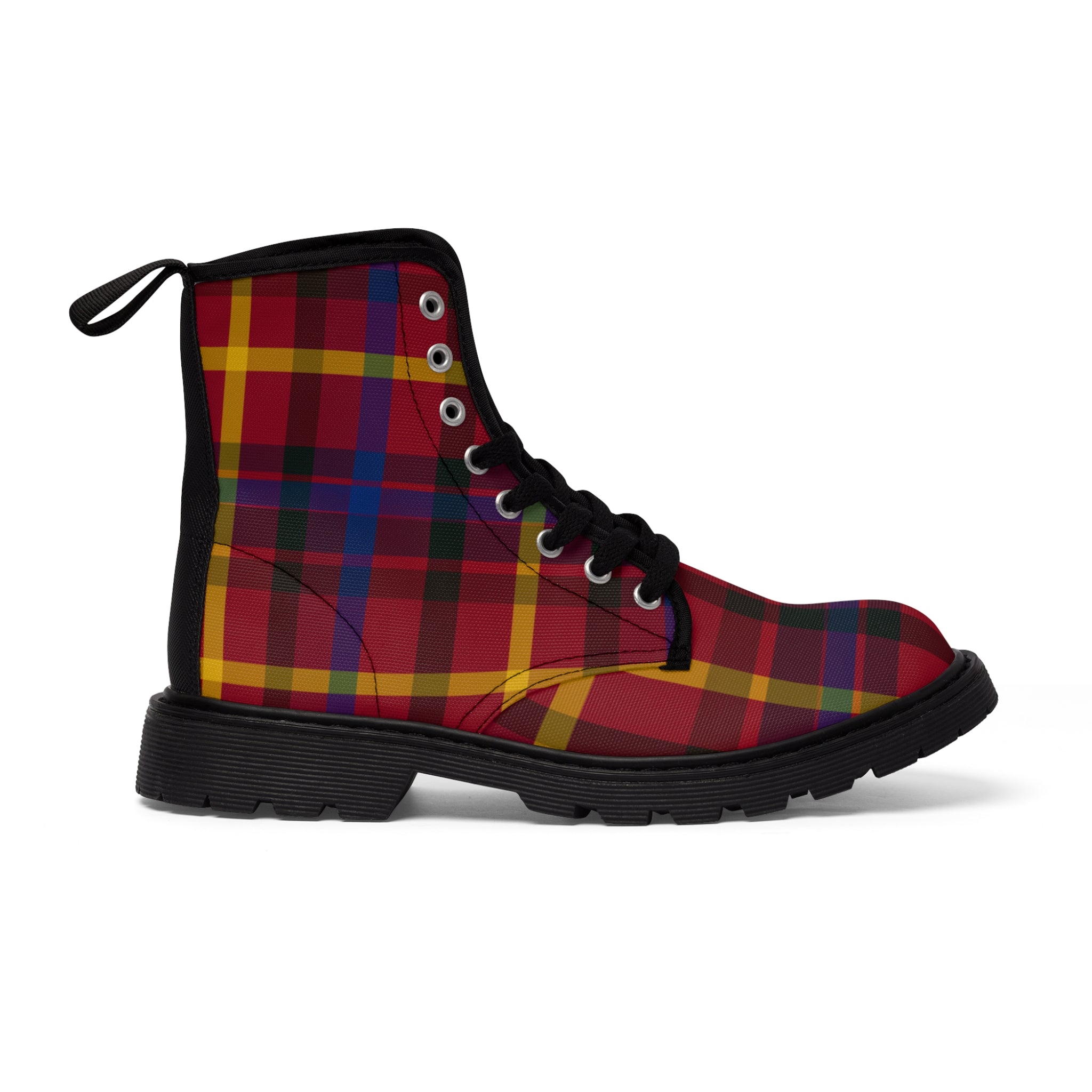 Glentochie - Women's Canvas Combat Boot