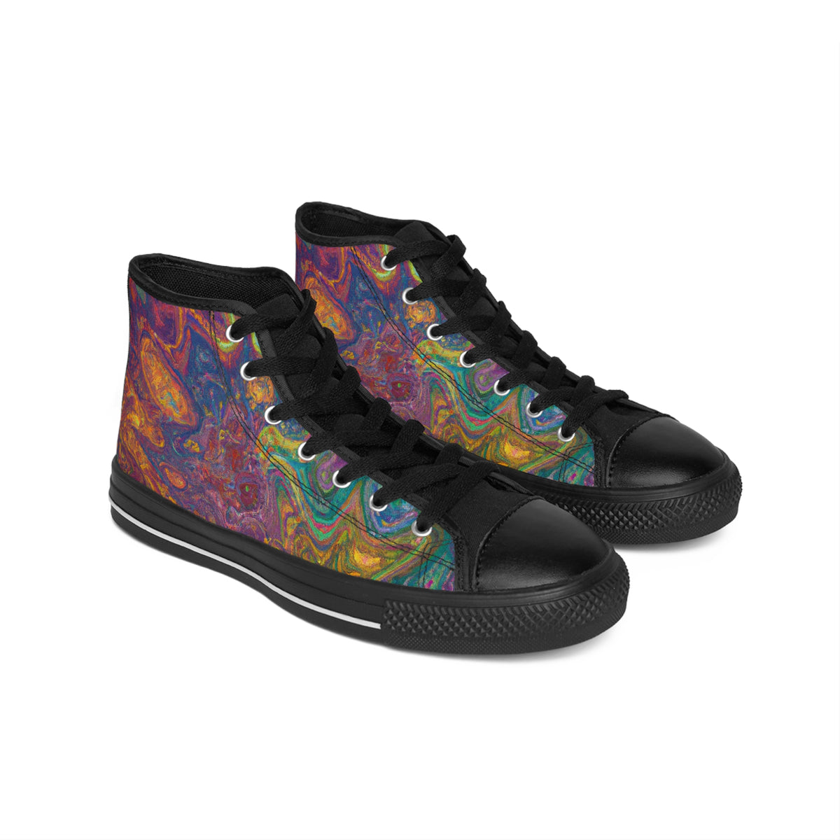 Glowrie - Women's High Top Sneakers