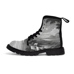 Glendrumfy. - Women's Canvas Combat Boot