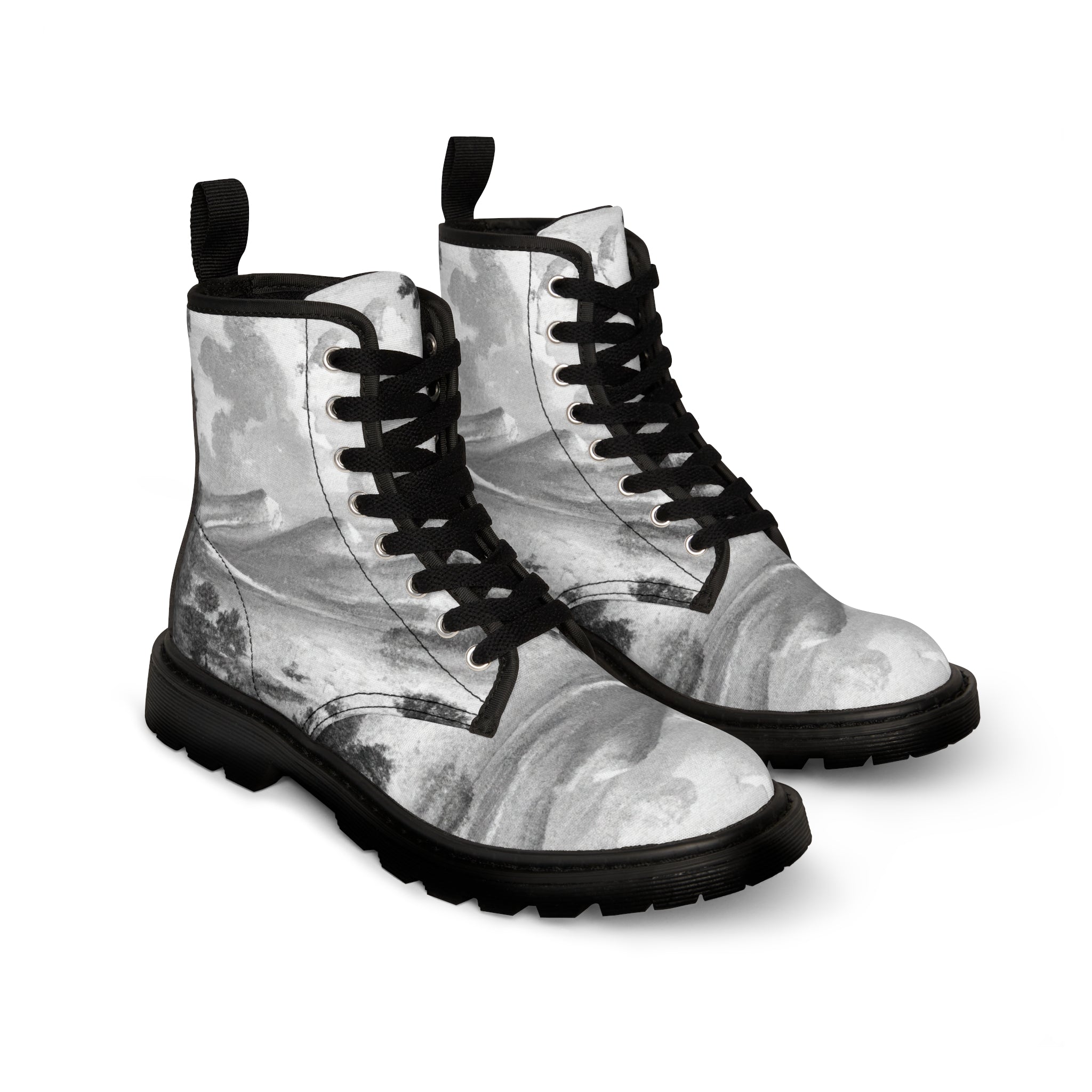 Greyfurth - Women's Canvas Combat Boot