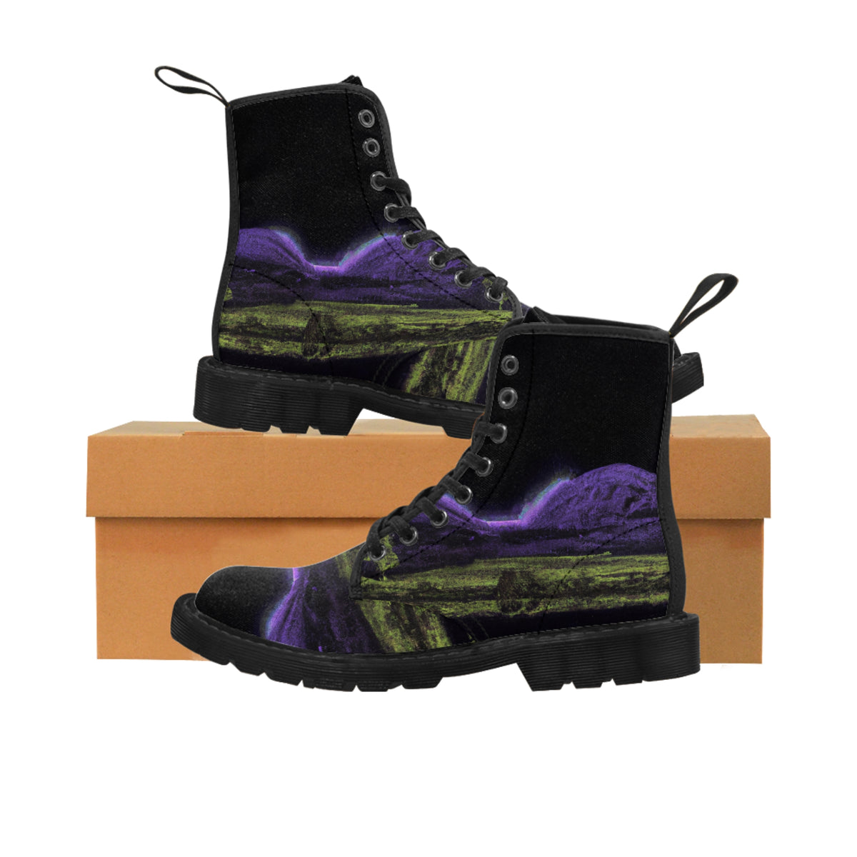 Glencalder. - Women's Canvas Combat Boot