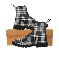 Munloch. - Women's Canvas Combat Boot