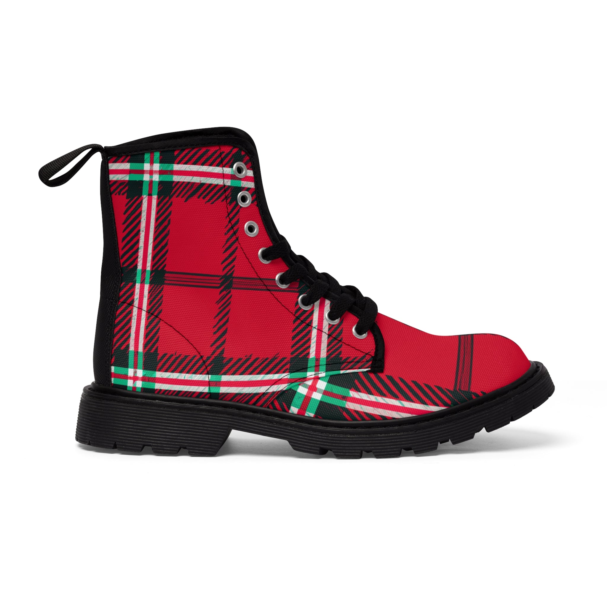 Locharne - Women's Canvas Combat Boot