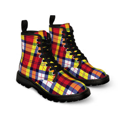 Glenlogan - Men's Canvas Combat Boot