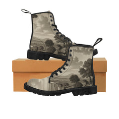 Glescana. - Men's Canvas Combat Boot