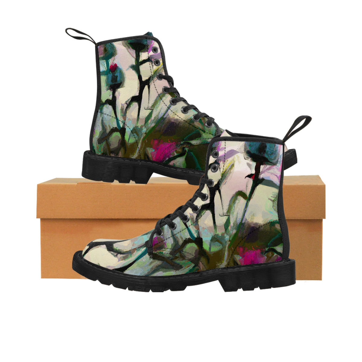 Aberfoyle - Women's Canvas Combat Boot