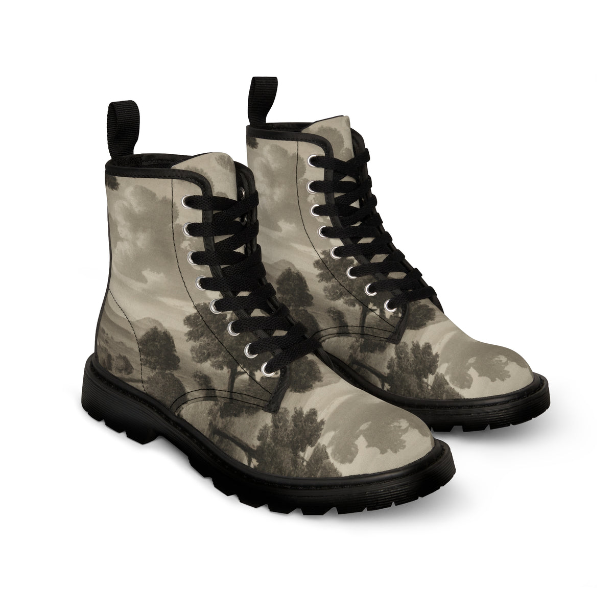 Glescana. - Men's Canvas Combat Boot