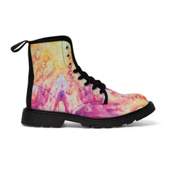 Davvan. - Women's Canvas Combat Boot