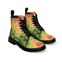 Glenkeyne - Men's Canvas Combat Boot