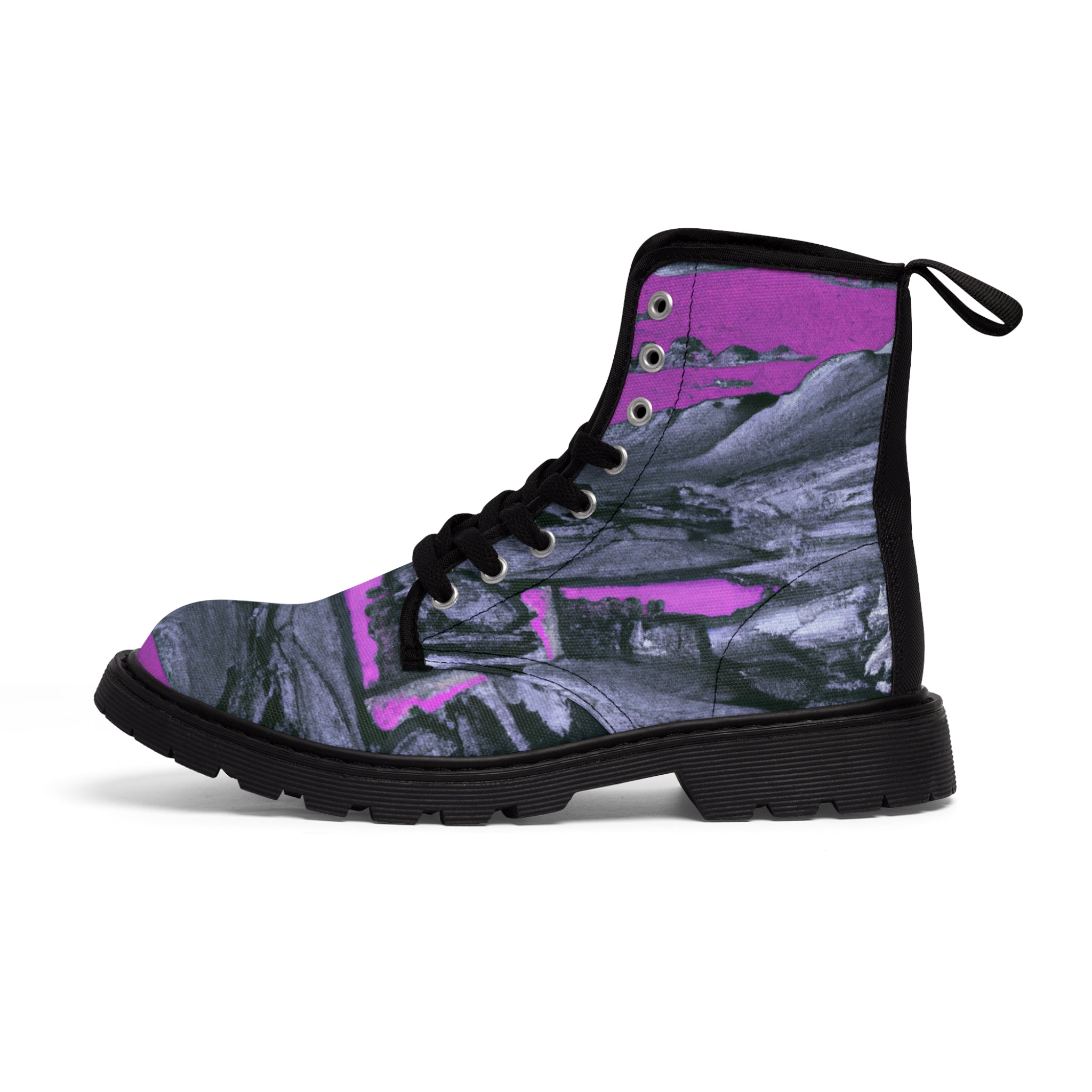 Craigloch - Women's Canvas Combat Boot