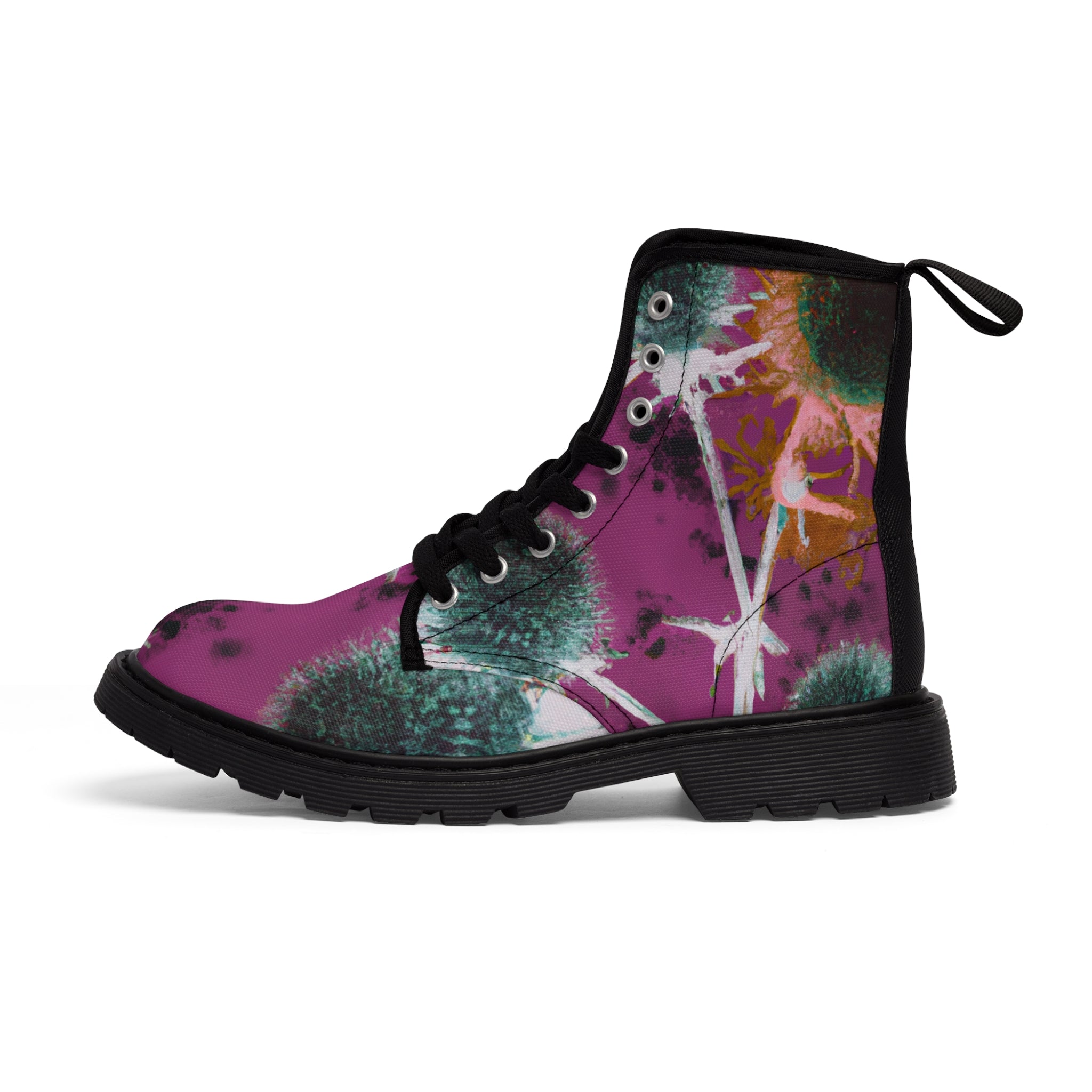 Glenlock. - Women's Canvas Combat Boot