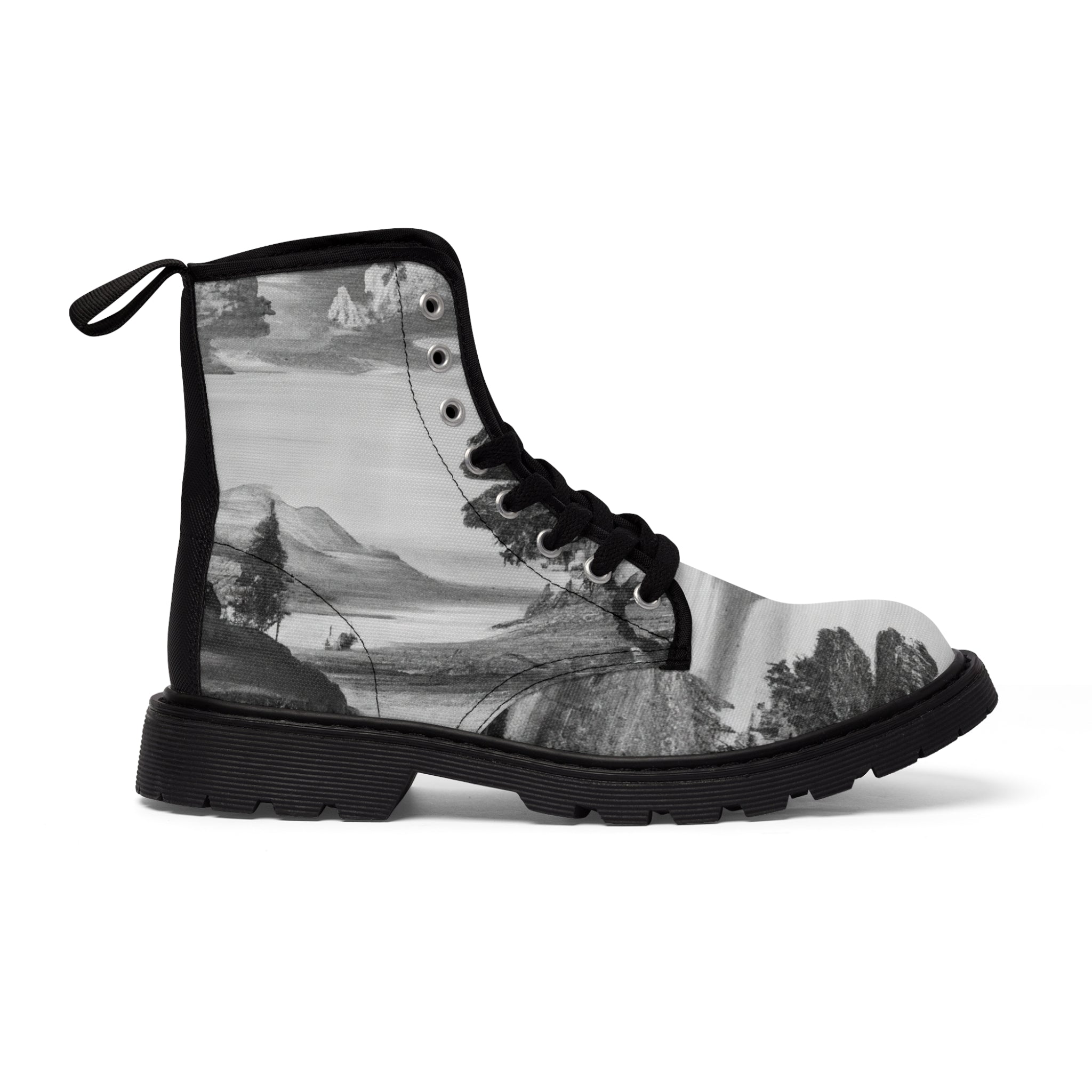 Mucklecairn. - Women's Canvas Combat Boot