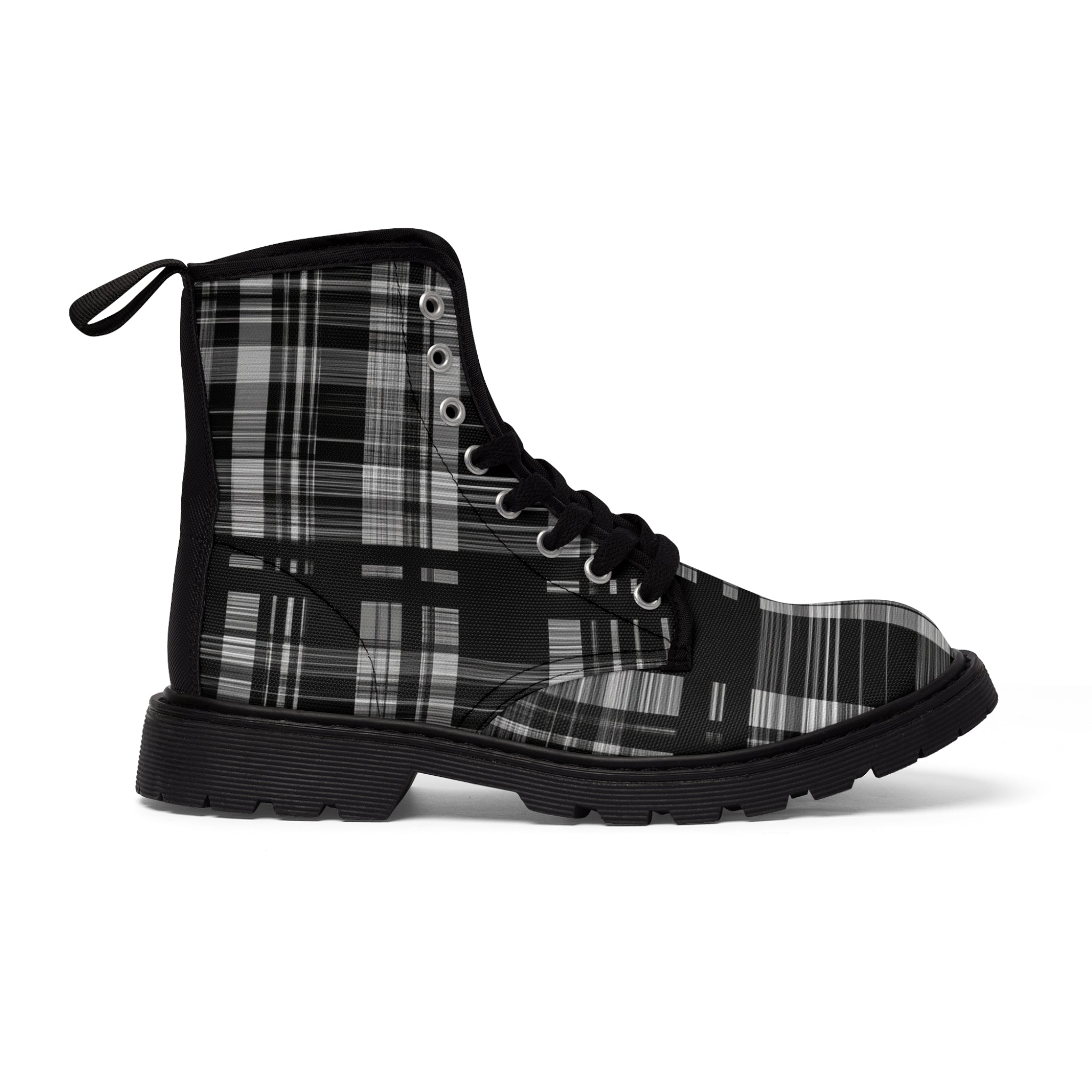 Fintwee - Men's Canvas Combat Boot