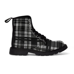 Fintwee - Men's Canvas Combat Boot