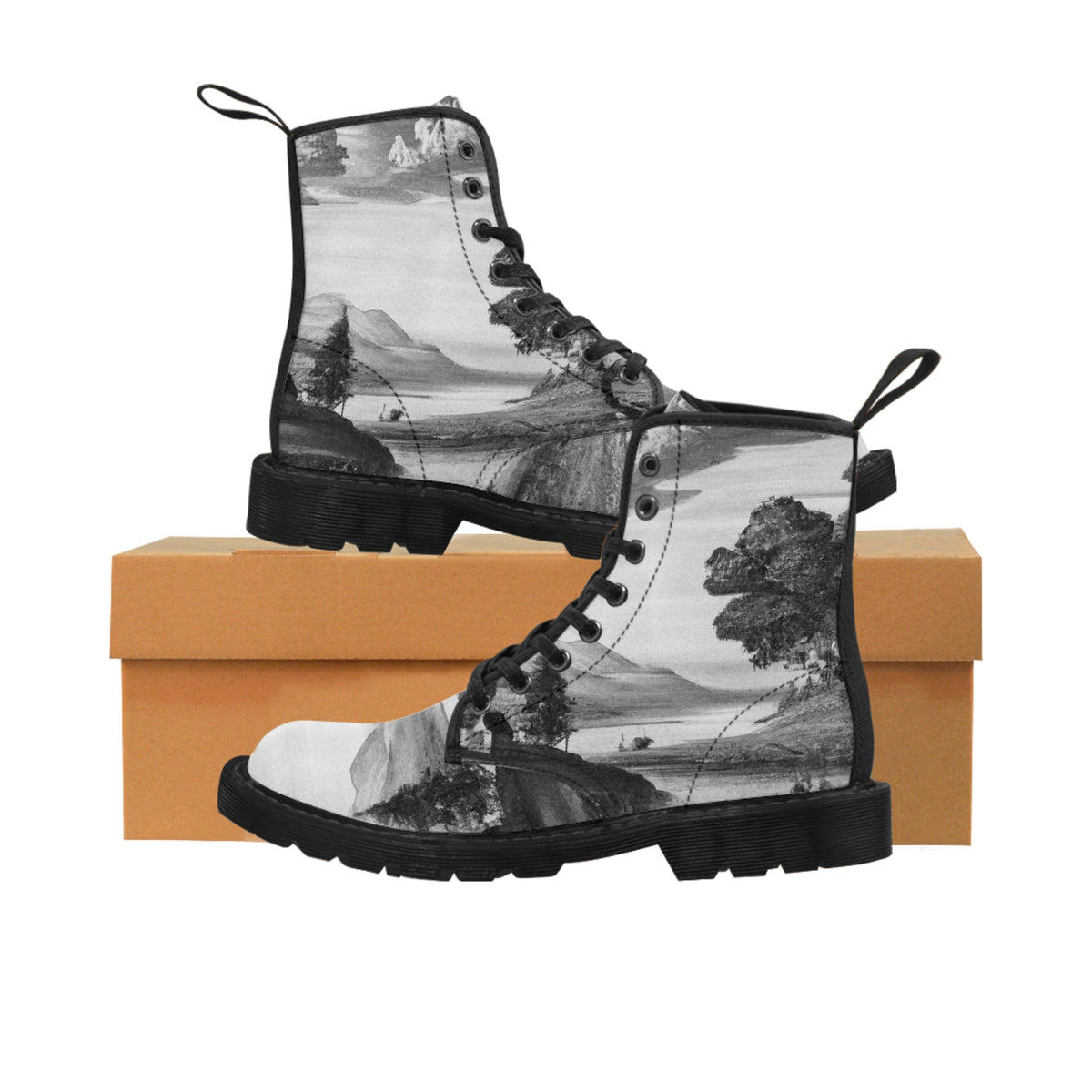 Mucklecairn. - Women's Canvas Combat Boot