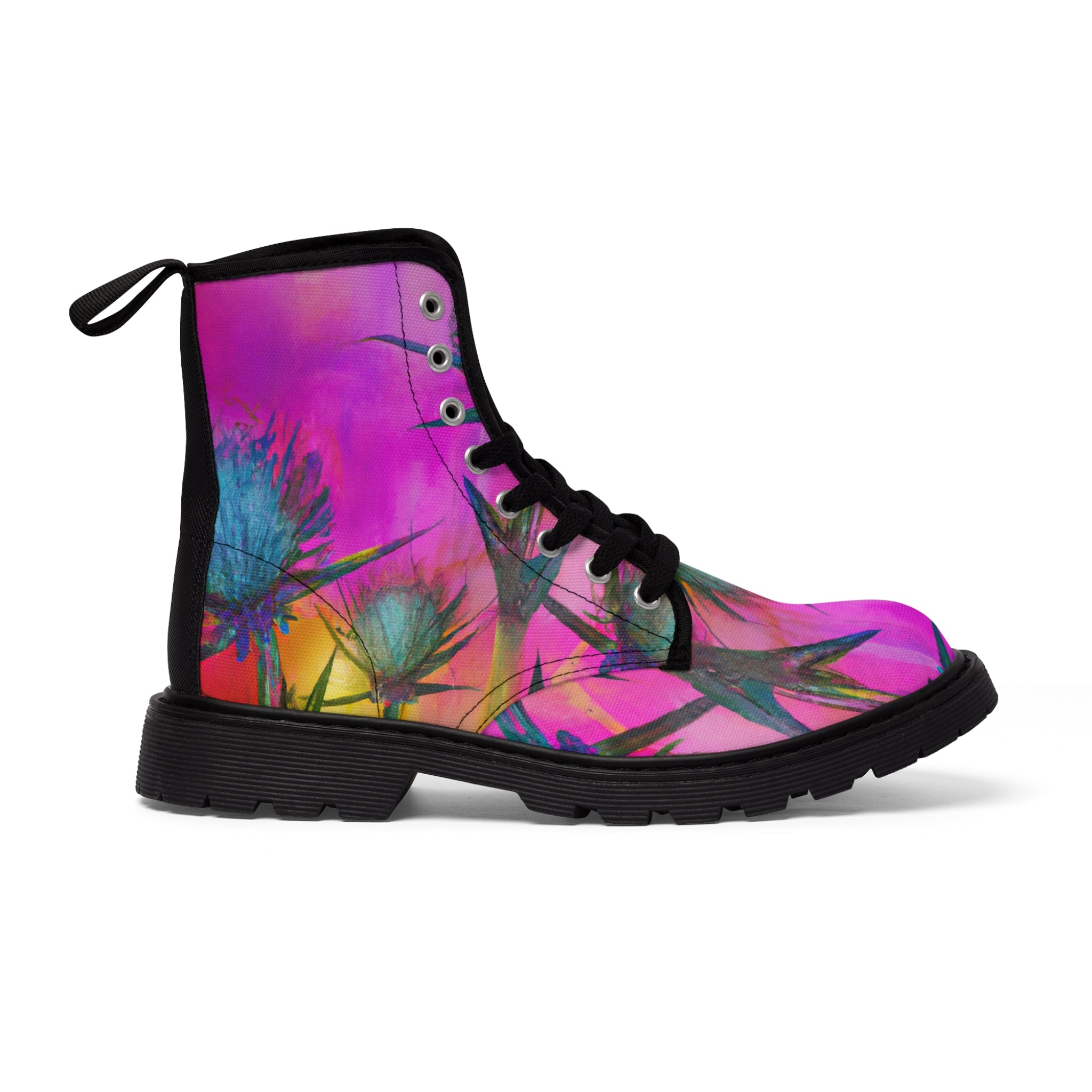 Gorthnock. - Women's Canvas Combat Boot