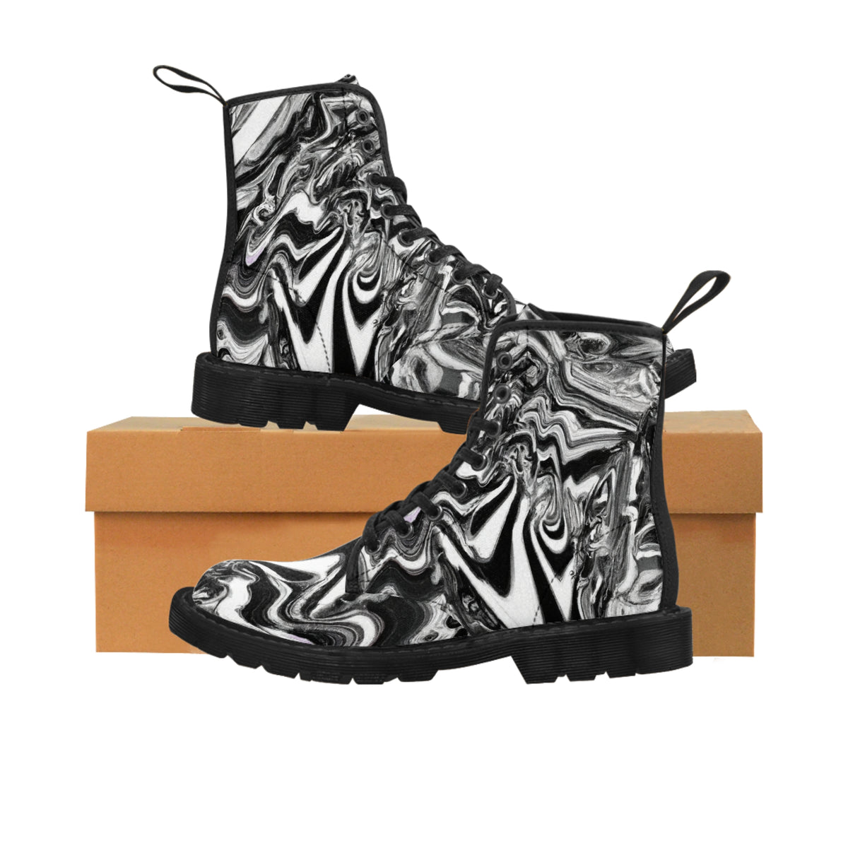 Gowanlie - Women's Canvas Combat Boot