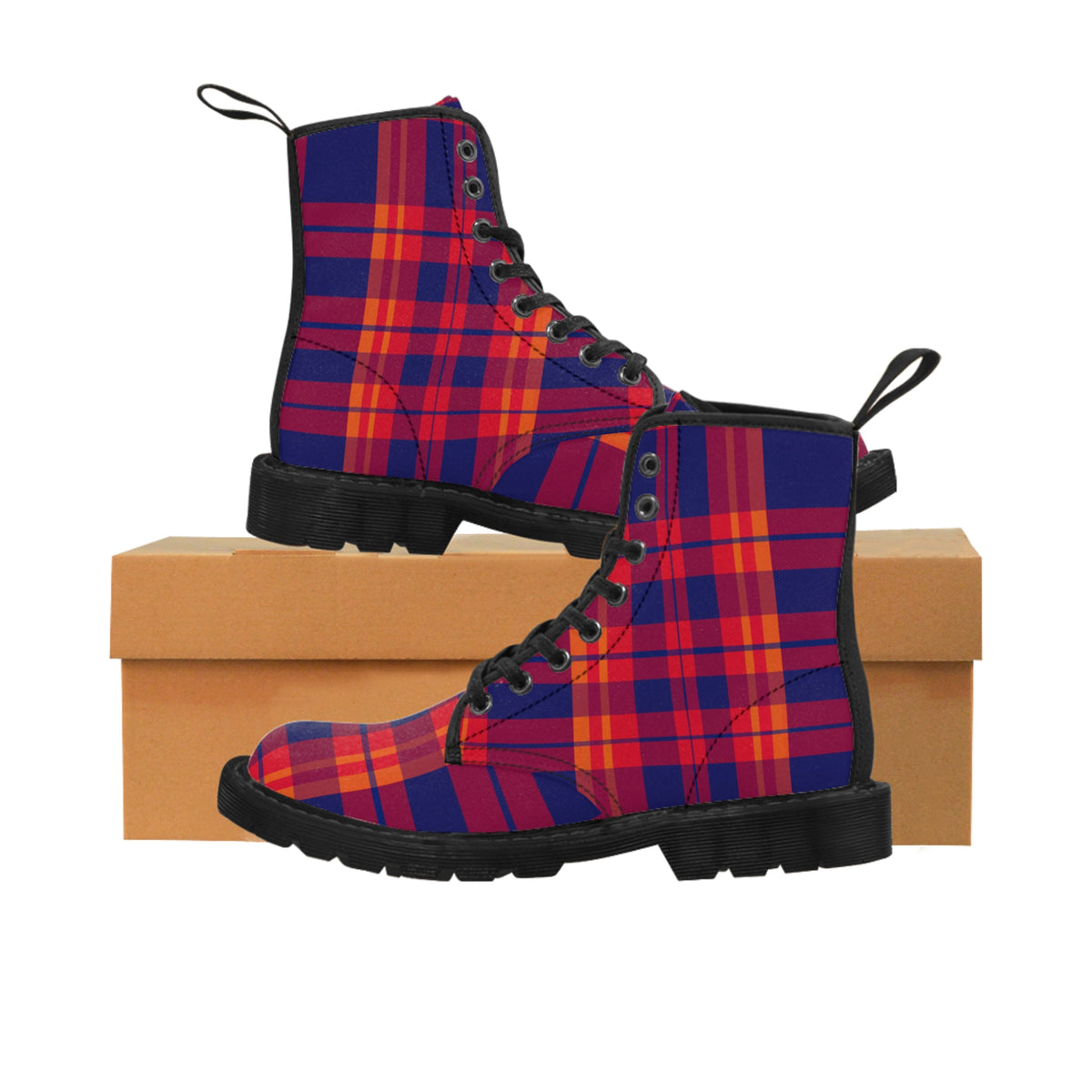 Glenfintan - Women's Canvas Combat Boot