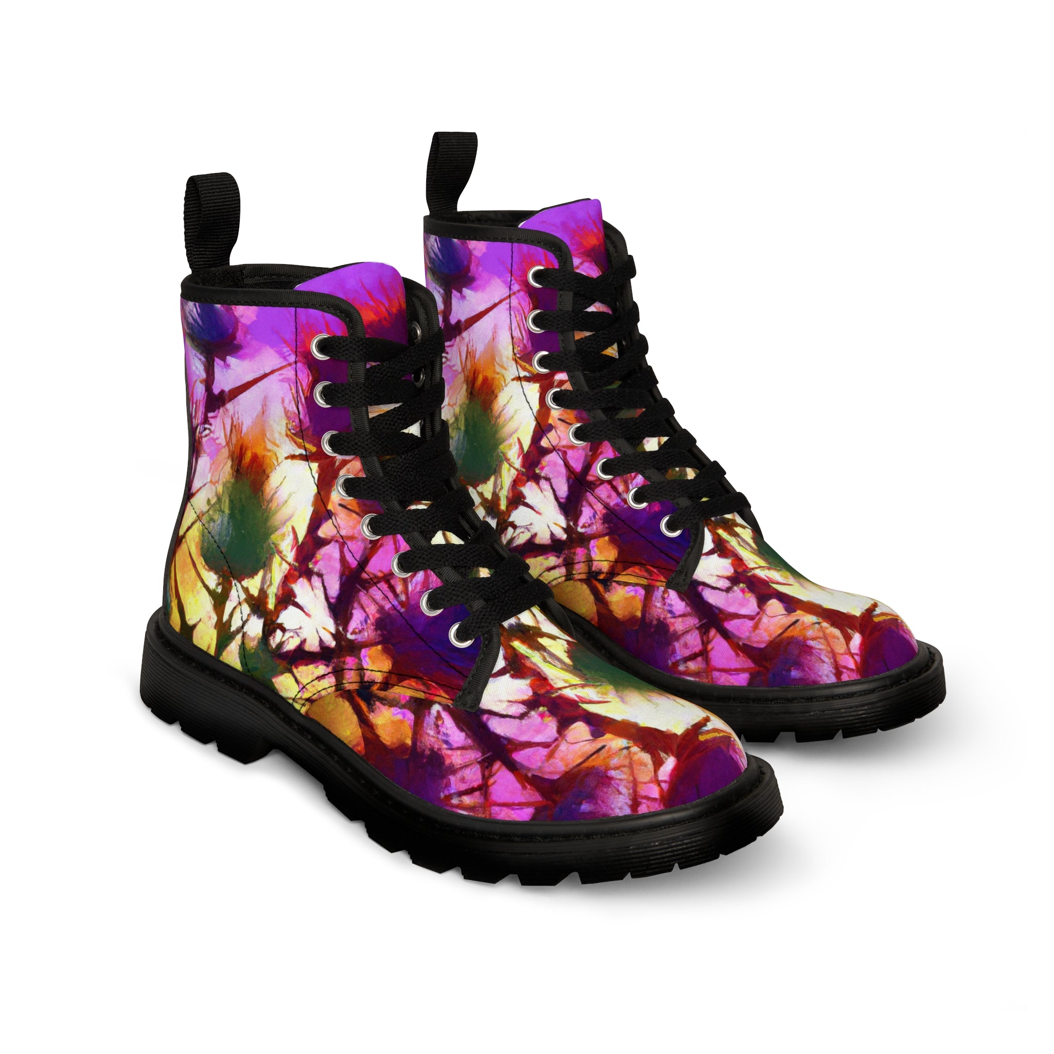 Kirktoun - Women's Canvas Combat Boot