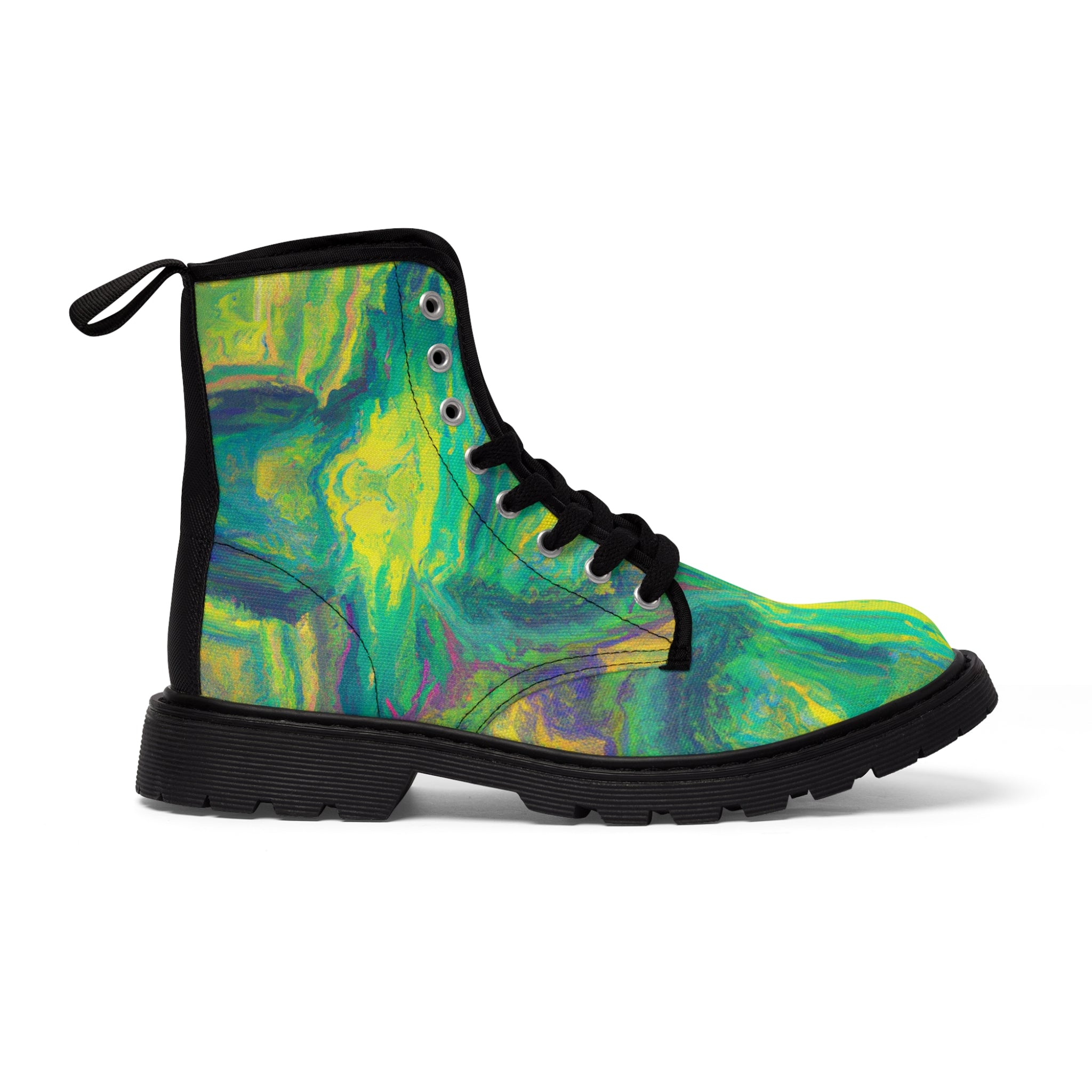 Fendray. - Women's Canvas Combat Boot