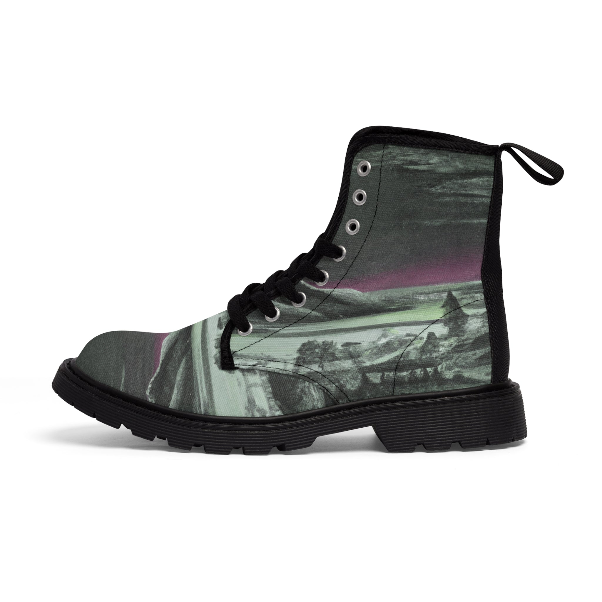 Kinlochy - Men's Canvas Combat Boot