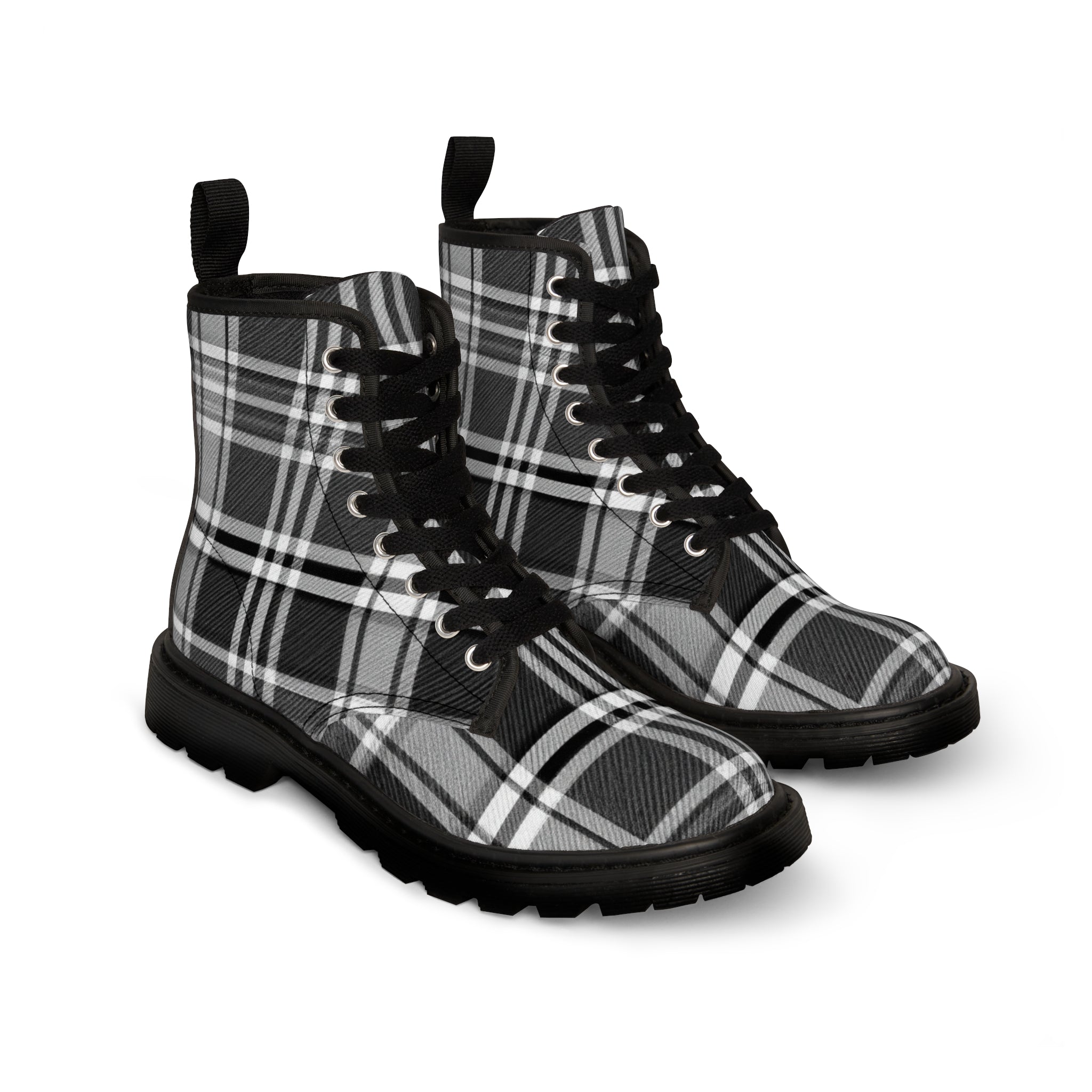 Munloch. - Women's Canvas Combat Boot