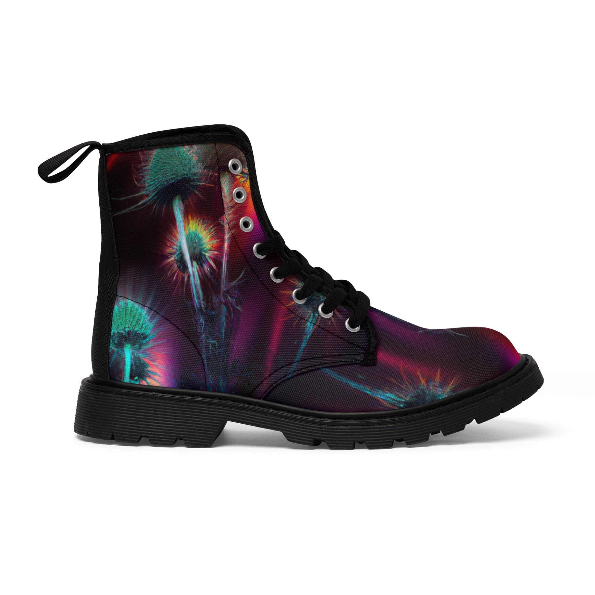 Fergusglen. - Women's Canvas Combat Boot