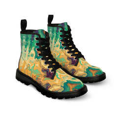 Cabertycirc - Women's Canvas Combat Boot