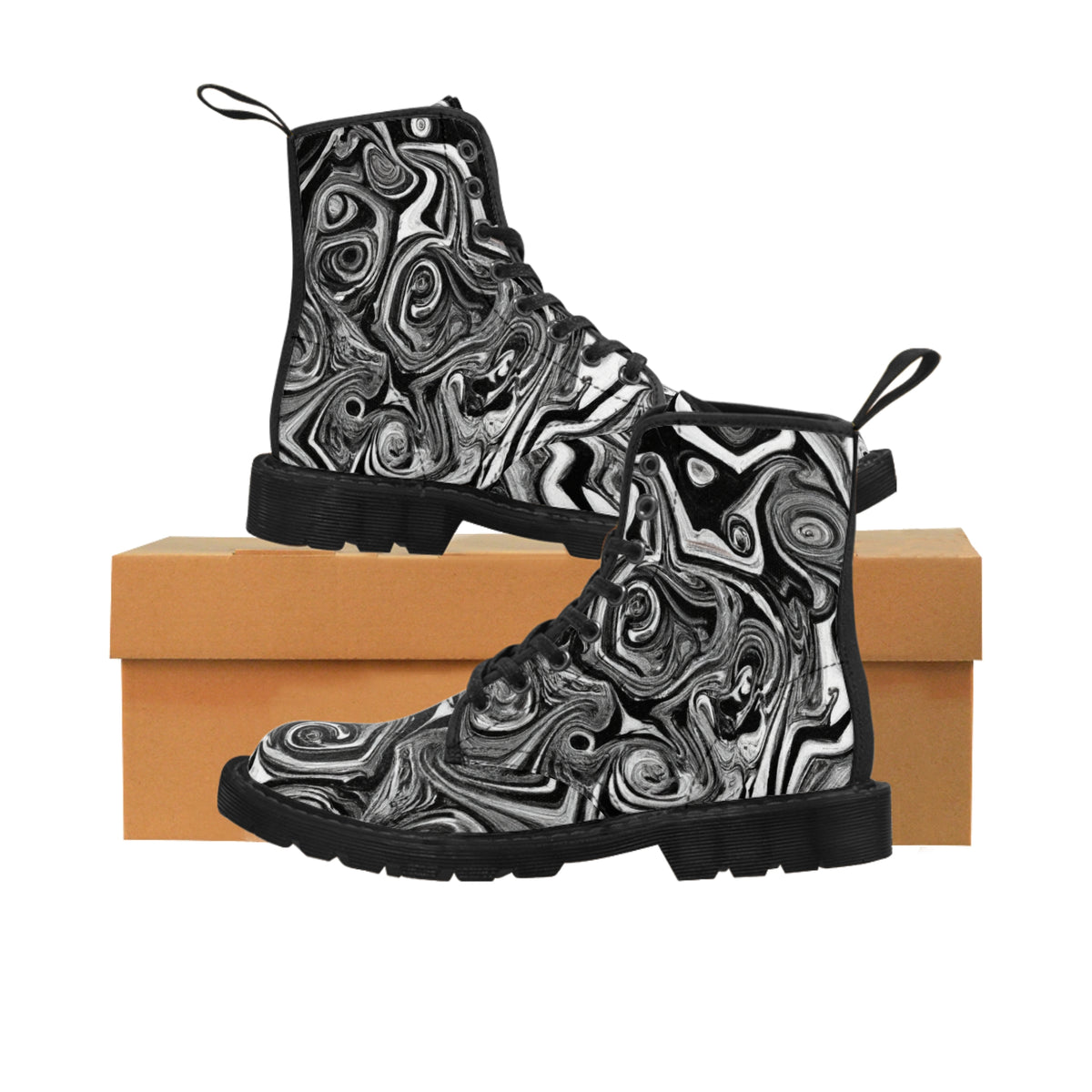 Dulbanon - Women's Canvas Combat Boot